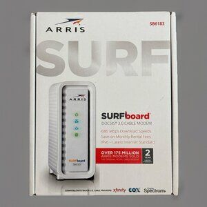 Arris SB6183 Surfboard  DOCSIS 3.0 16x4 Cable Modem‎ 686 MBPS Xfinity Spectrum